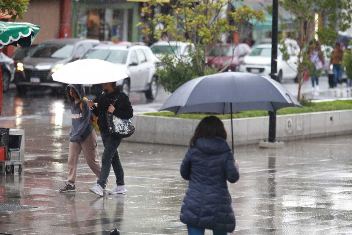 La probabilidad de lluvia en el estado es del 95%  (Jorge Sánchez)