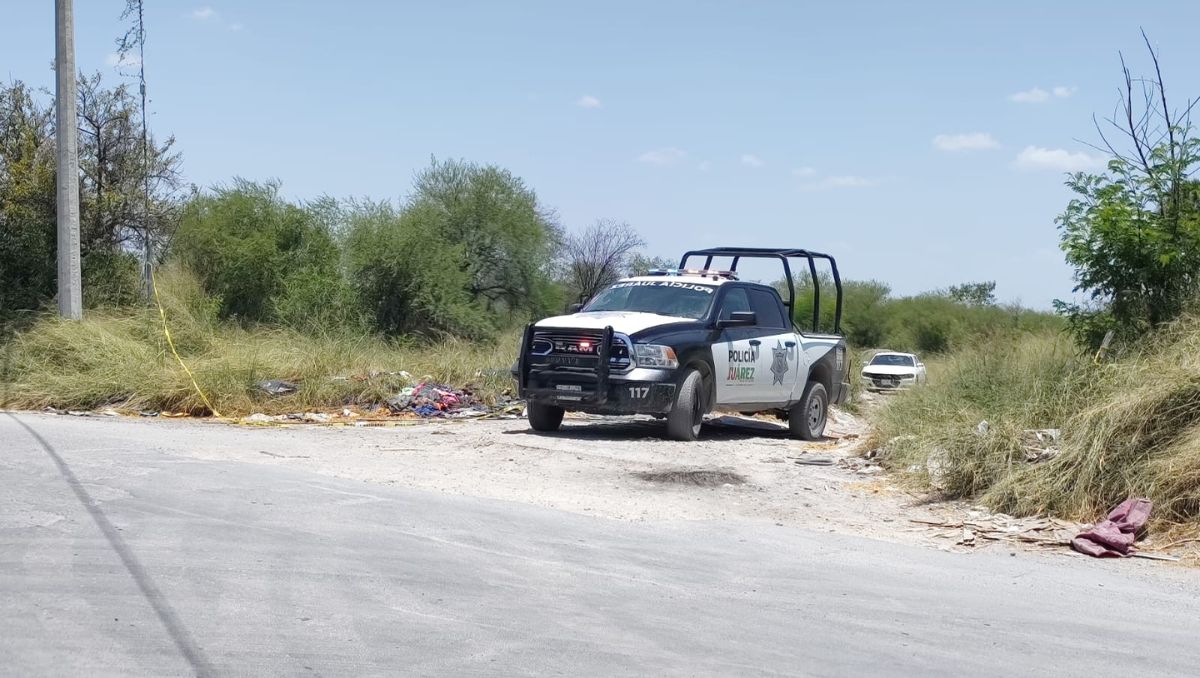 Desde la noche del miércoles la policía recibió un reporte ciudadano sobre la existencia de los restos. Agustín Martínez