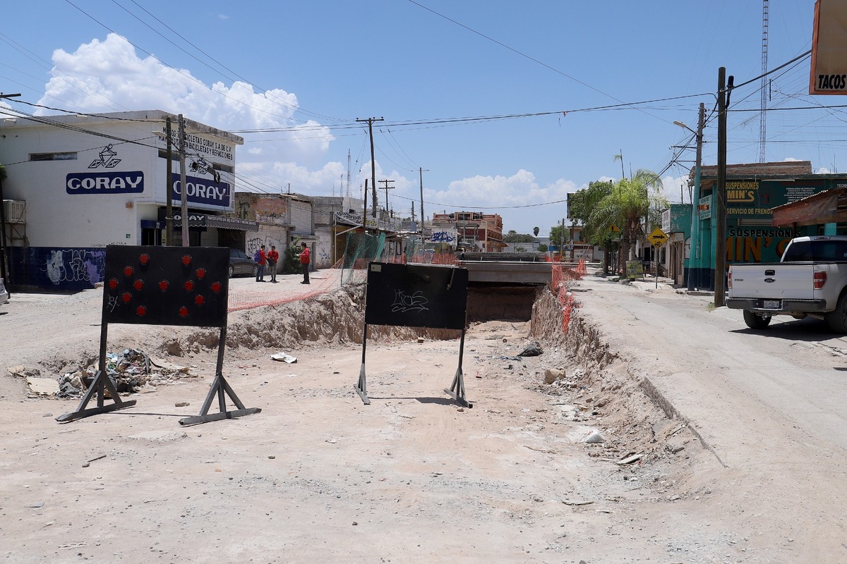 Obra 5 de mayo en Gómez Palacio. | Rolando Riestra