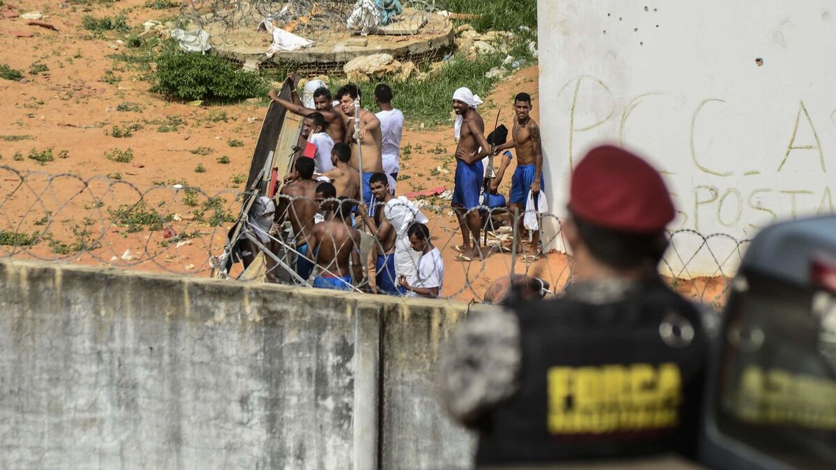 Cinco presos mueren en motín en cárcel brasileña de máxima seguridad