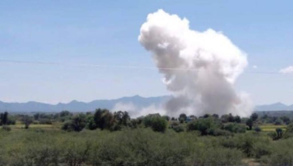Explosiones de pirotecnia.