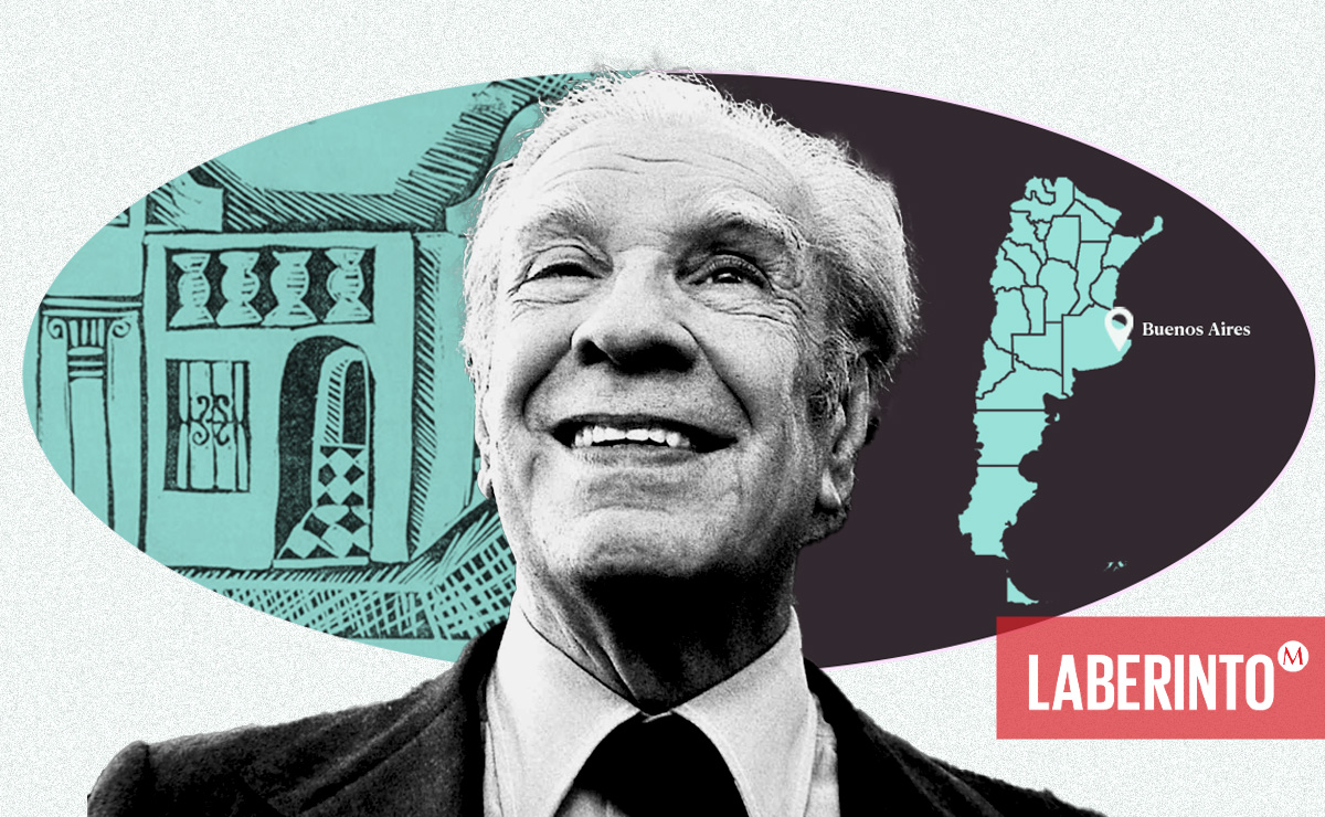Jorge Luis Borges nació en Buenos Aires, Argentina. (Laberinto)