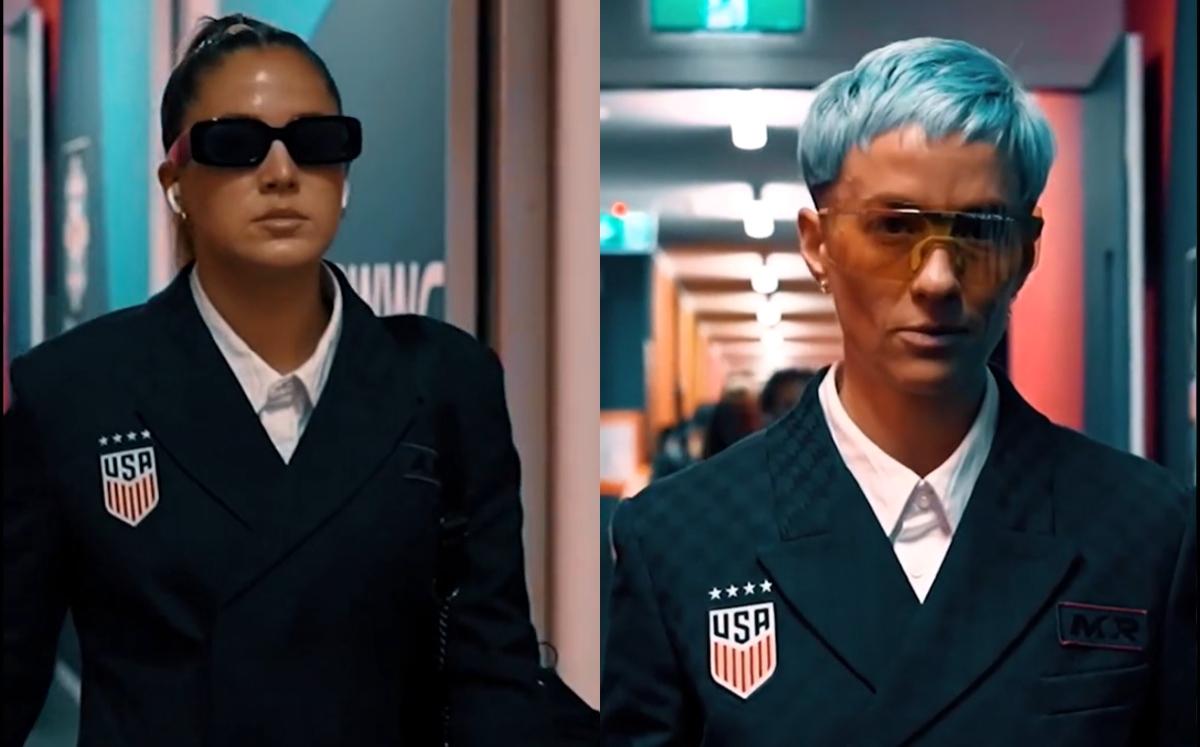 Jugadoras de Estados Unidos deslumbran en llegada a estadio en Mundial (Capturas)