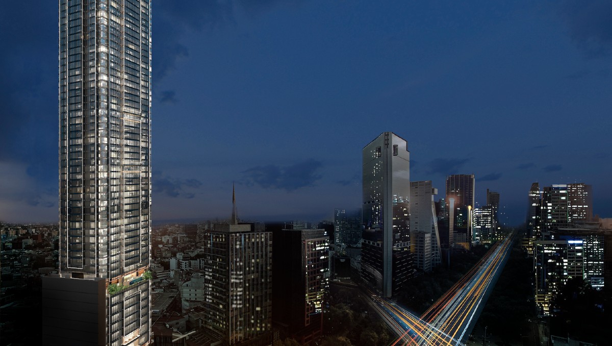 Maqueta virtual del University Tower. | Especial