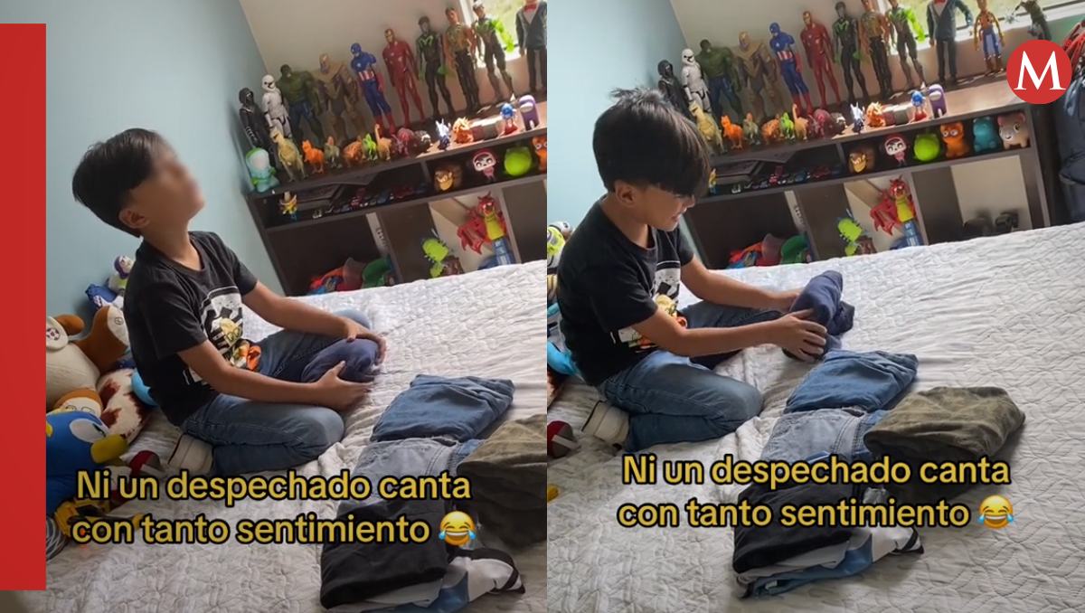 Niño se vuelve viral cantando 'Esta cobardía'