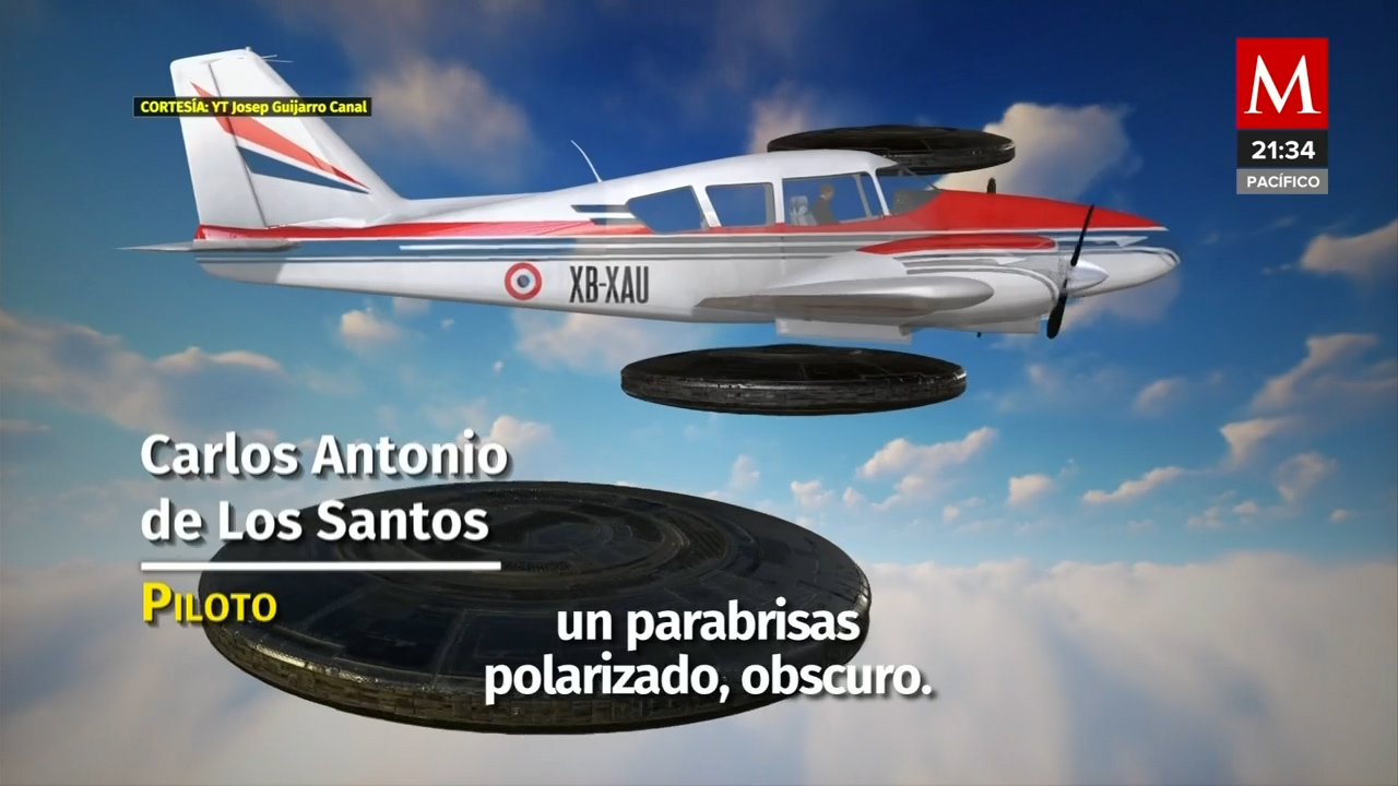 Un piloto mexicano narra hoy como un OVNI tomó control de su nave