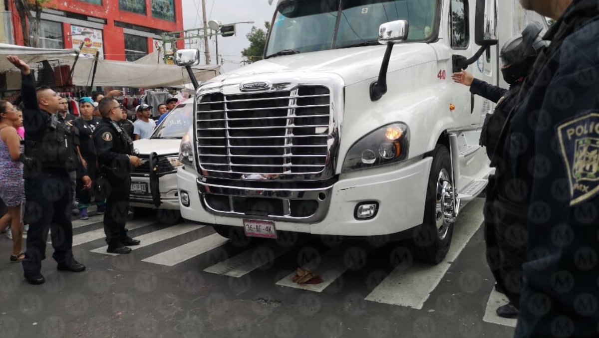 Tráiler atropelló a mujer en la colonia Morelos, de la CdMx | Jorge Becerril