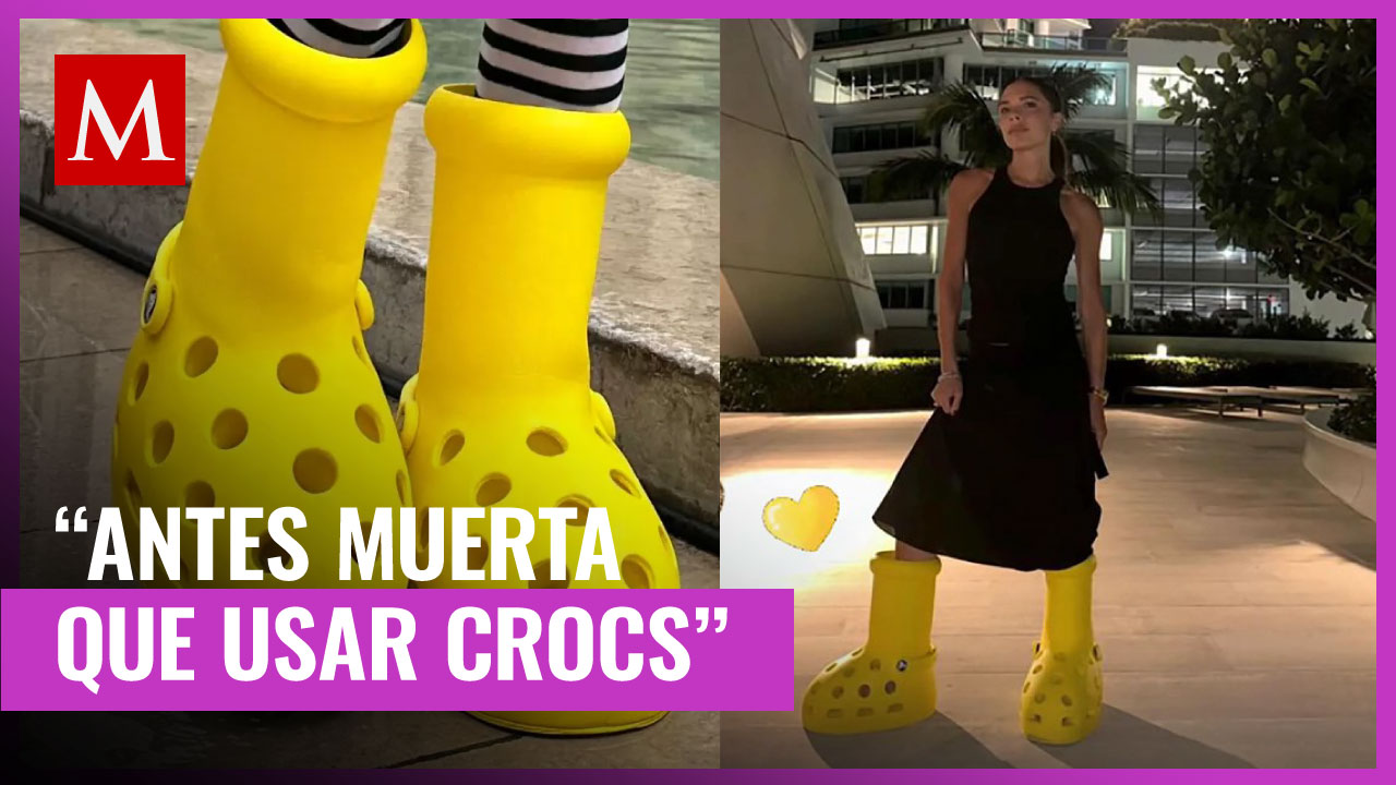 Victoria Beckham se une al furor de los Crocs Big Yellow Boot