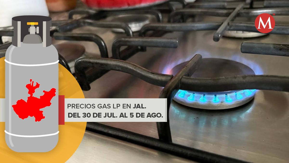 Te compartimos los precios del gas LP en Jalisco del 30 de julio al 5 de agosto (Especial)