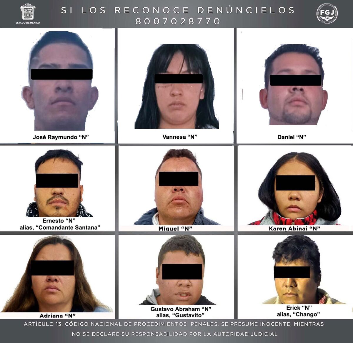 Hay 19 detenidos por presuntos nexos con crimen organizado. | Especial