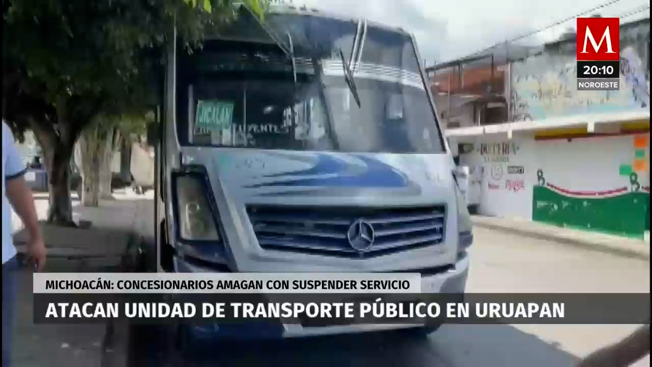 Incidente en Uruapan, Michoacán: Sujetos Armados Disparan Contra Camión de Pasajeros