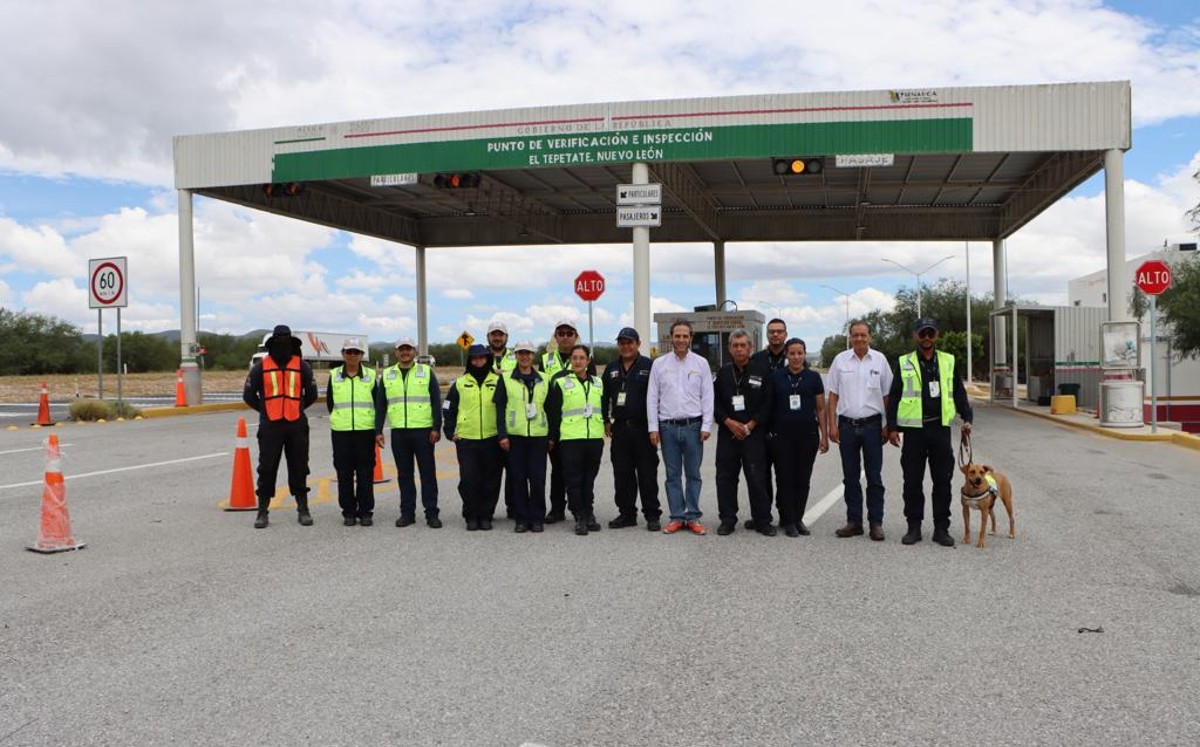 Punto de verificación e inspección federal. | Foto: Especial