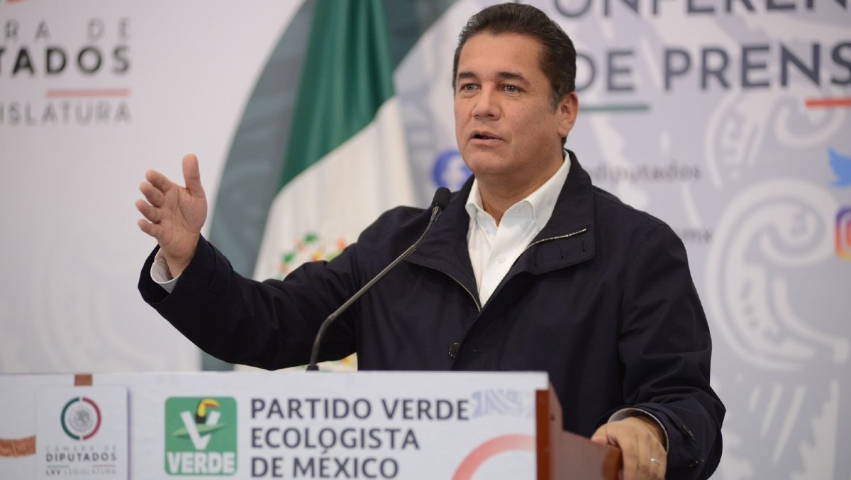Carlos Puente, coordinador del Partido Verde en el Palacio de San Lázaro. | Especial