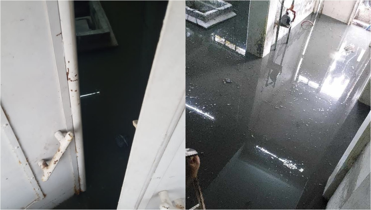 Casa inundada con aguas negras en Nezahualcóyotl | Especial