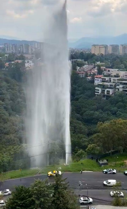 La fuga de agua ya fue controlada. | Especial
