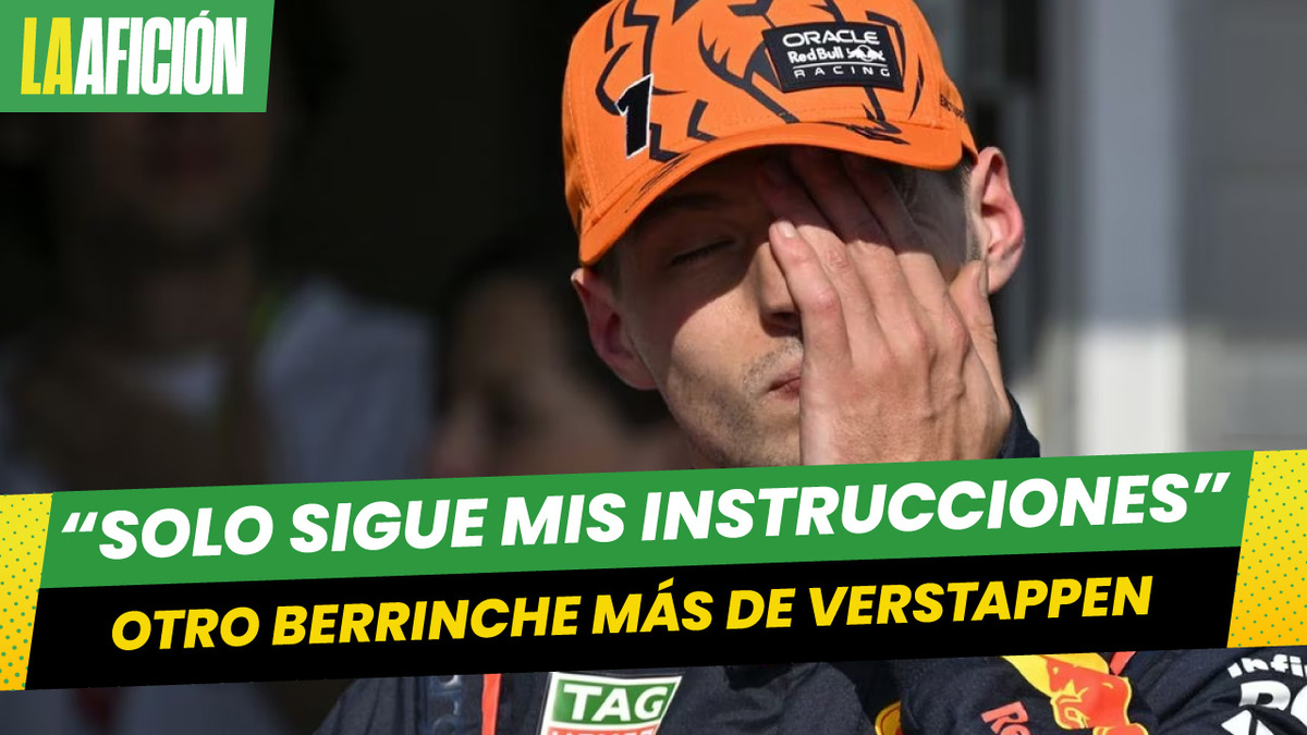 ¡Nuevo berrinche de Verstappen por estrategia de Checo Pérez!