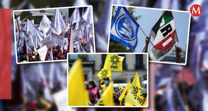Partidos polítcos en la Jefatura de Gobierno de la CdMx
