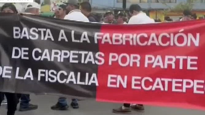 Vecinos denuncian presunta fabricación de carpetas de investigación en Ecatepec