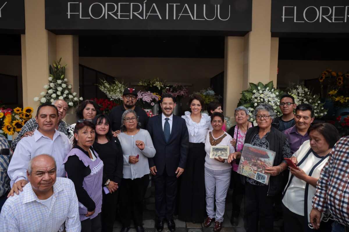 Autoridades capitalinas y federales reinauguraron el Mercado de las Flores Cambio de Dolores