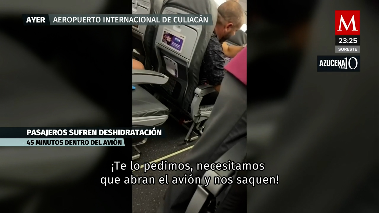 Emergencia en Sinaloa: Pasajeros atrapados en avión de Volaris sin aire acondicionado
