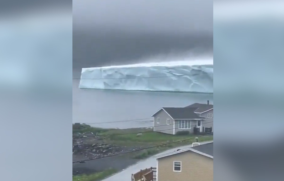 Expertos estiman que el iceberg proviene del mar Ártico (Twitter/@SpriterTeam)