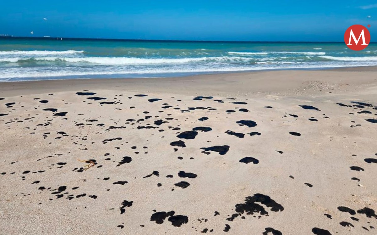 Hidrocarburo en playas de Tamaulipas.