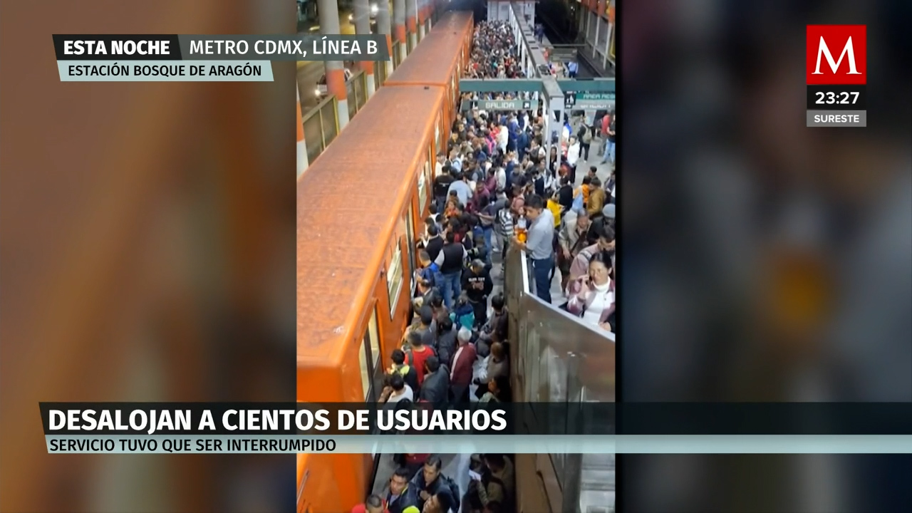 Incidente en el Metro CDMX: Usuarios Desalojados por Falla de Convoy en Línea B