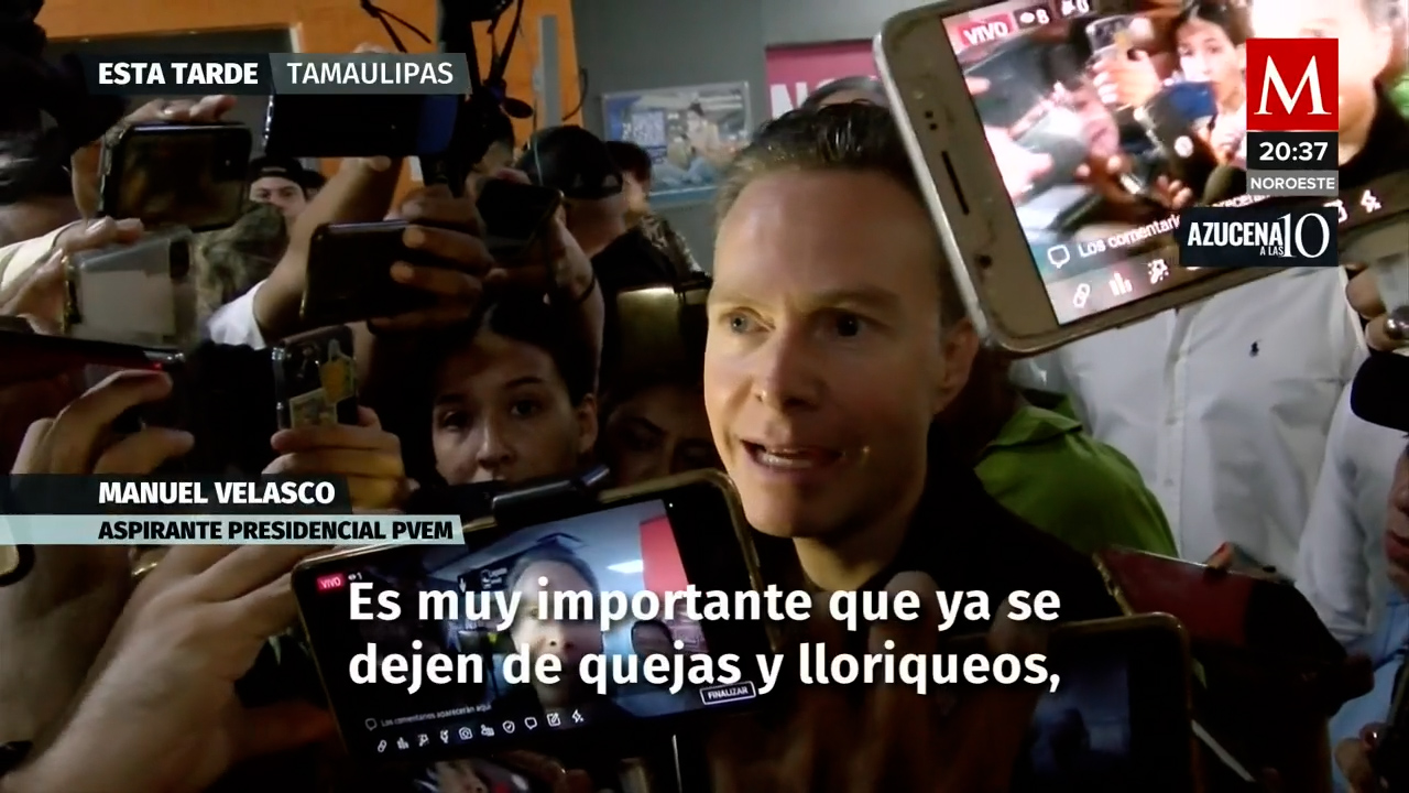 Mensaje contundente de Manuel Velasco: ¡Basta de quejas y lloriqueos!