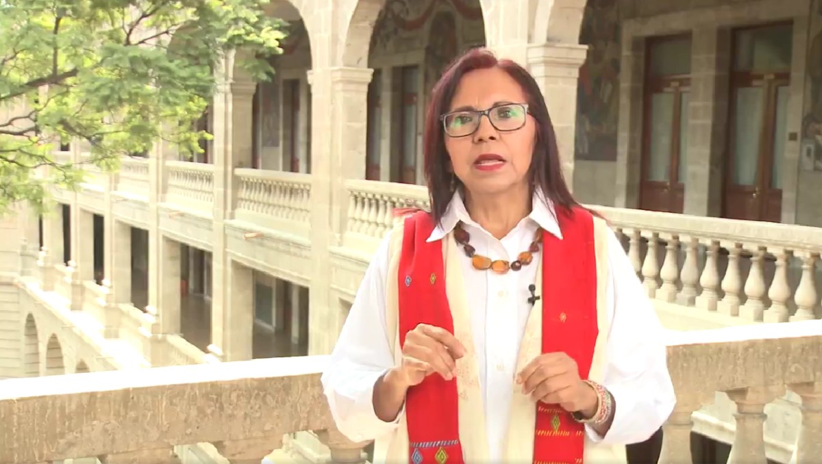 La titular de la SEP sostuvo que los libros son resultado del trabajo solidario. |  Captura