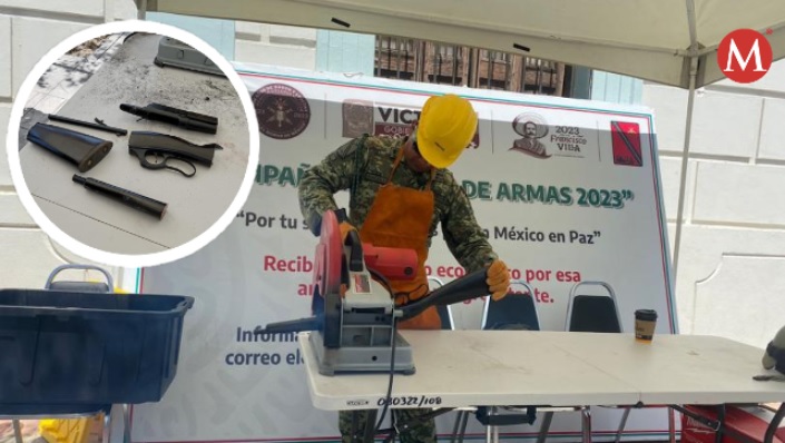 Entregan más de 80 mil pesos de vales por canje de armas en Victoria