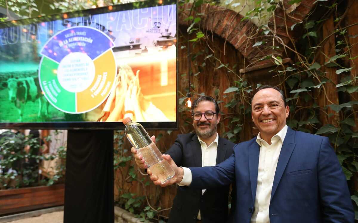 Nueva estrategia de sustentabilidad de DANONE con Diego Durazo y Gerardo Chávez. | Javier Ríos