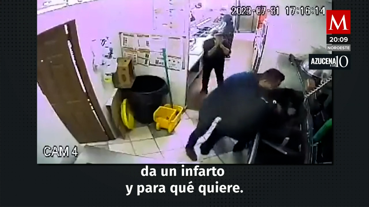 Mujer se levanta en defensa de Santiago ante una agresión en la tienda