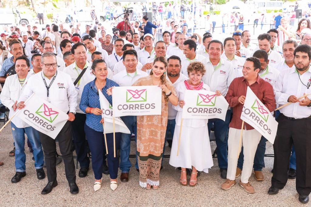 Servicio Postal Mexicano un símbolo de modernidad y trabajo en equipo: Evelyn Salgado