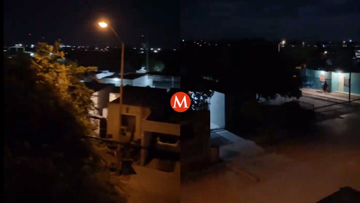 Usuarios graban enfrentamiento en Río Bravo. (Redes)