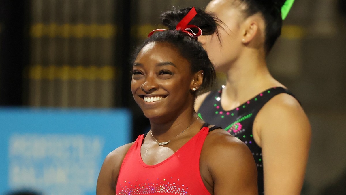 Simone Biles regresará a la gimnasia luego de Tokio 2020 (REUTERS)