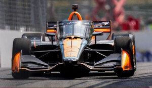 La primera la linea para arrancar en el gran premio de Nashville estara encabezada por McLaughlin, seguido por el ‘Pato’ O'Ward