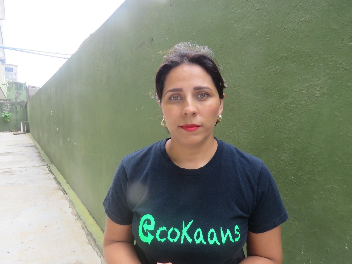 Tania relata para Milenio  el caso de su familia por contagio de Covid-19 (Foto: Fluvio Cesar Martínez)