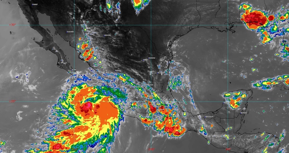 Tormenta tropical Eugene amenaza costas del Pacífico mexicano.