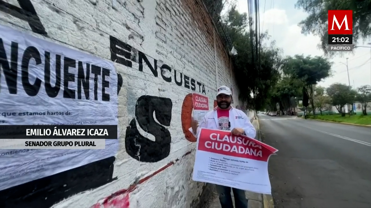 Emilio Álvarez Icaza lidera campaña para eliminar propaganda política de 'corcholatas' en Iztapalapa