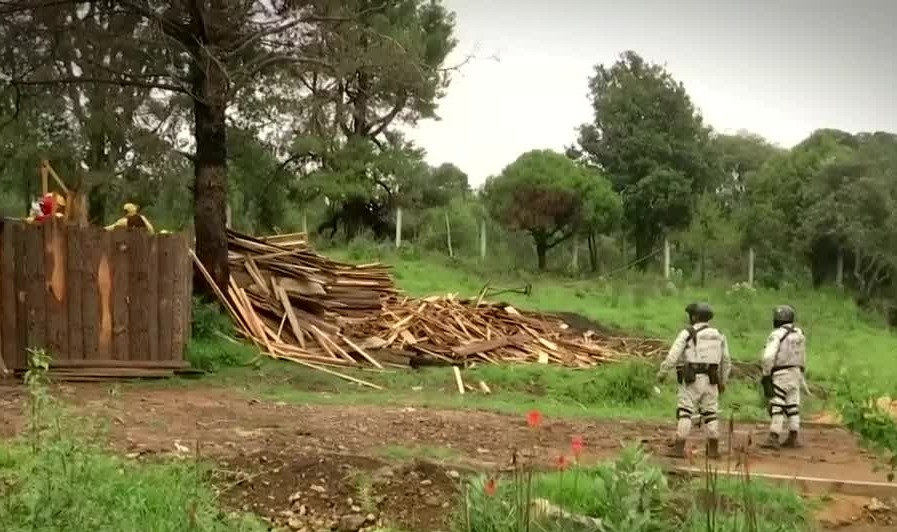 Llevan acabo operativos para frenar la tala ilegal de árboles en Topilejo y Huitzilac, Morelos