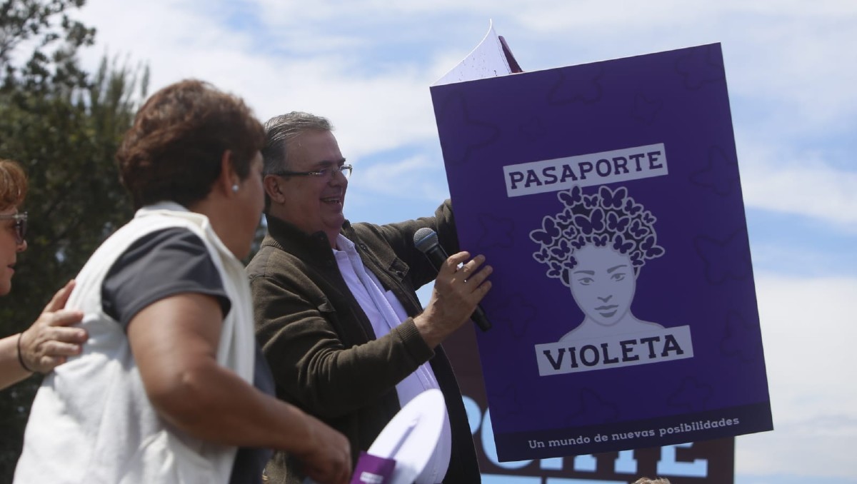 Marcelo Ebrard lanza nueva propuesta "Pasaporte Violeta" (Ariana Pérez)