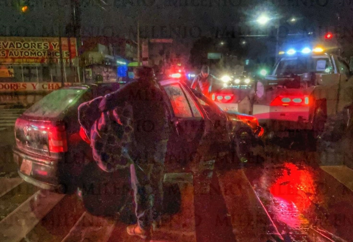 Volcadura en Bulevar Norte, Puebla | Jesús Zavala