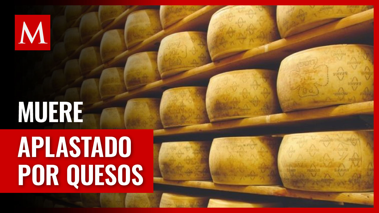 Empresario italiano muere aplastado por quesos