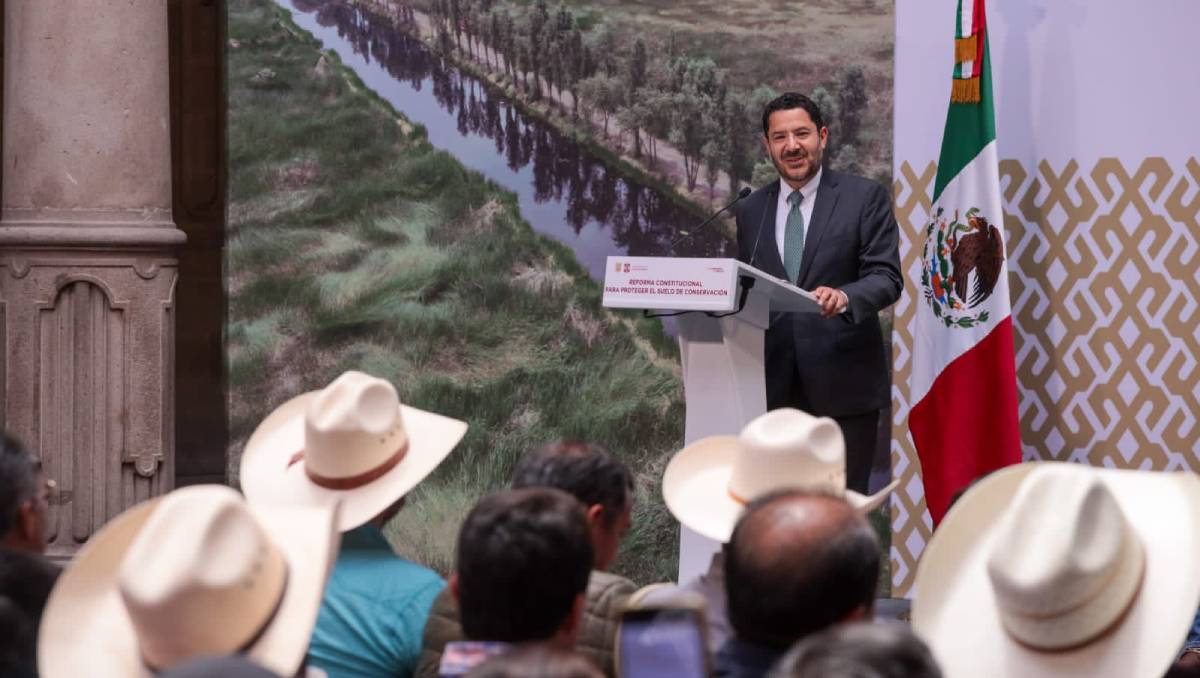 Martí Batres ofreció una conferencia de prensa. (Especial)