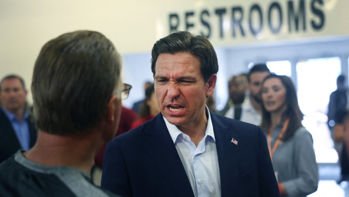 Evento electoral del aspirante republicano a candidatura presidencial, Ron DeSantis (AFP)