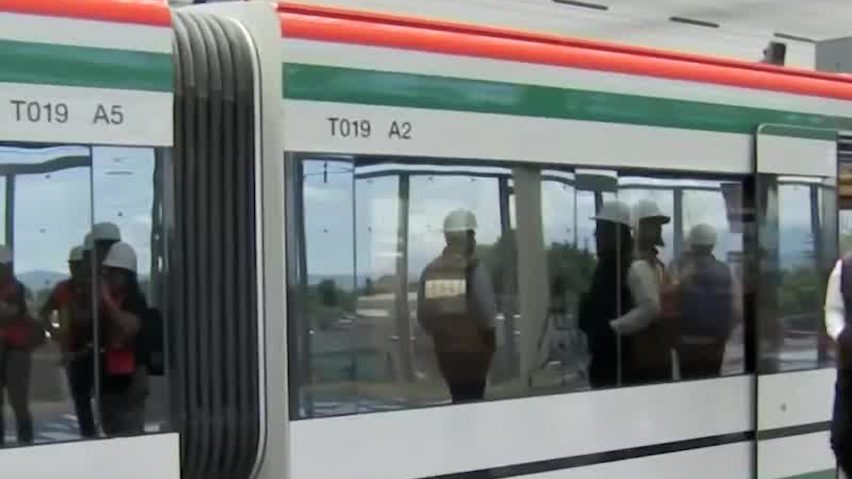 Inician pruebas del tren interurbano México-Toluca