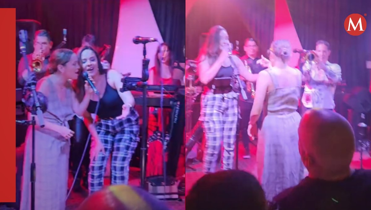 Natalia Lafourcade sorprende a banda de covers | Captura