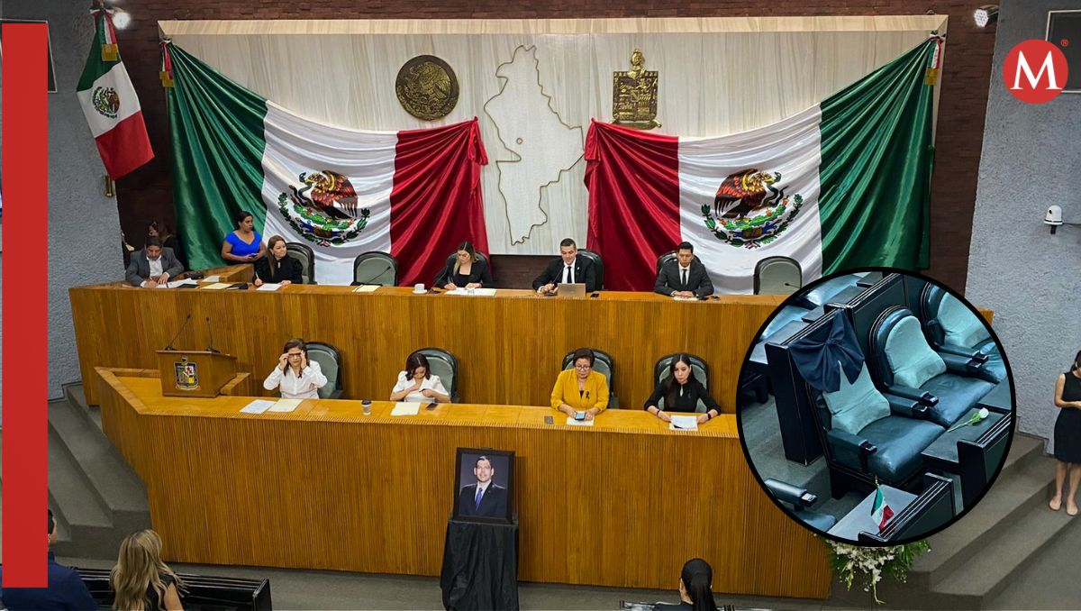 Realizan homenaje a Jesús Gómez Reyes, diputado del PAN, quien falleció el fin de semana. Kevin Recio