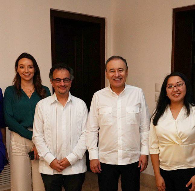 Alfonso Durazo se reúne con embajador de Reino Unido. (Especial)