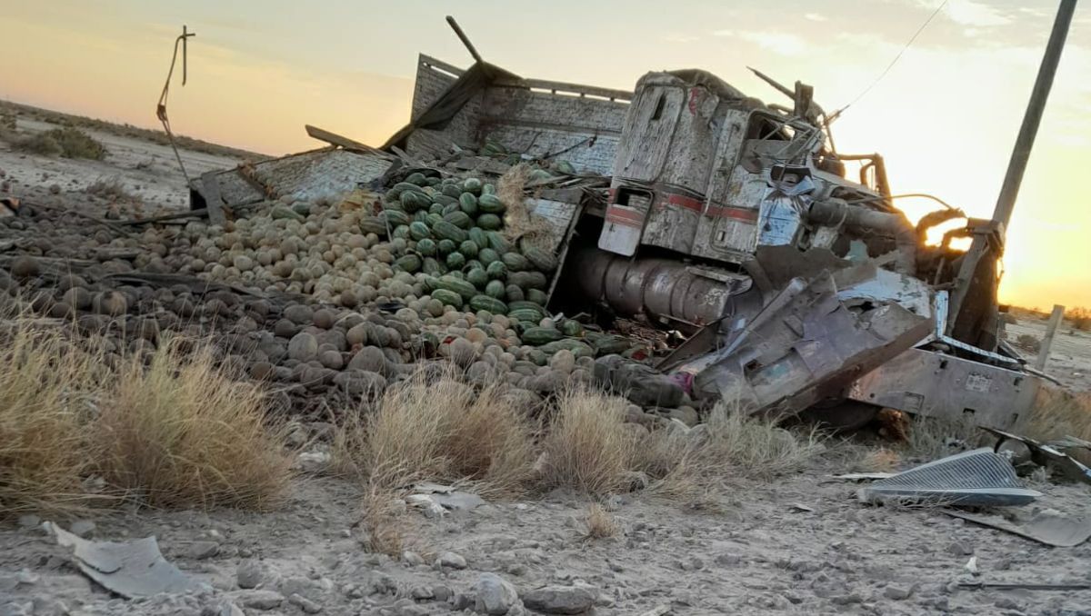 El camión iba con dirección de la Cuchilla a Paila. (Especial)